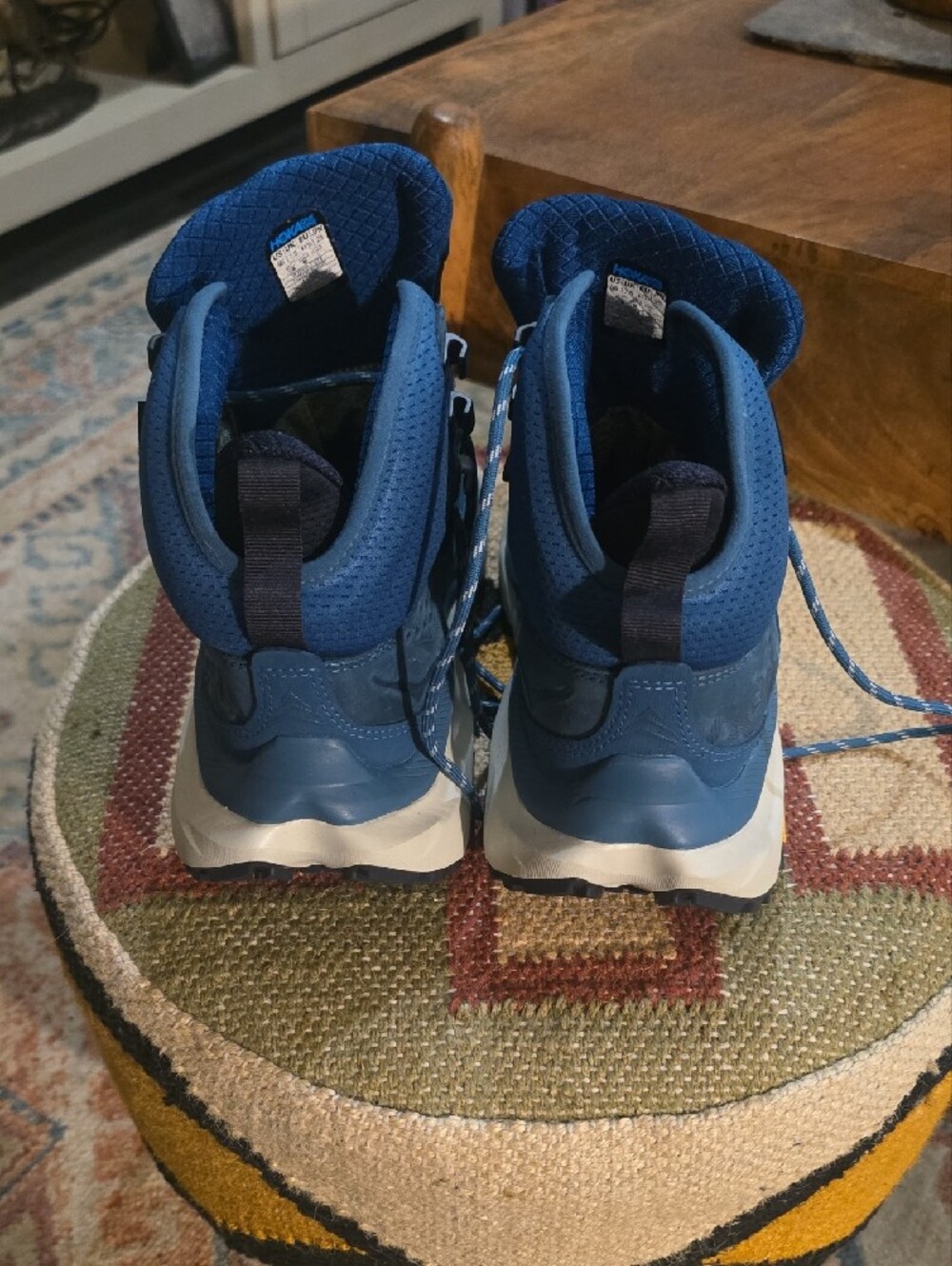 Hoka KAHA 2 Women's Blue Mid-Top Trail Boots NWOT - Picture 3 of 6